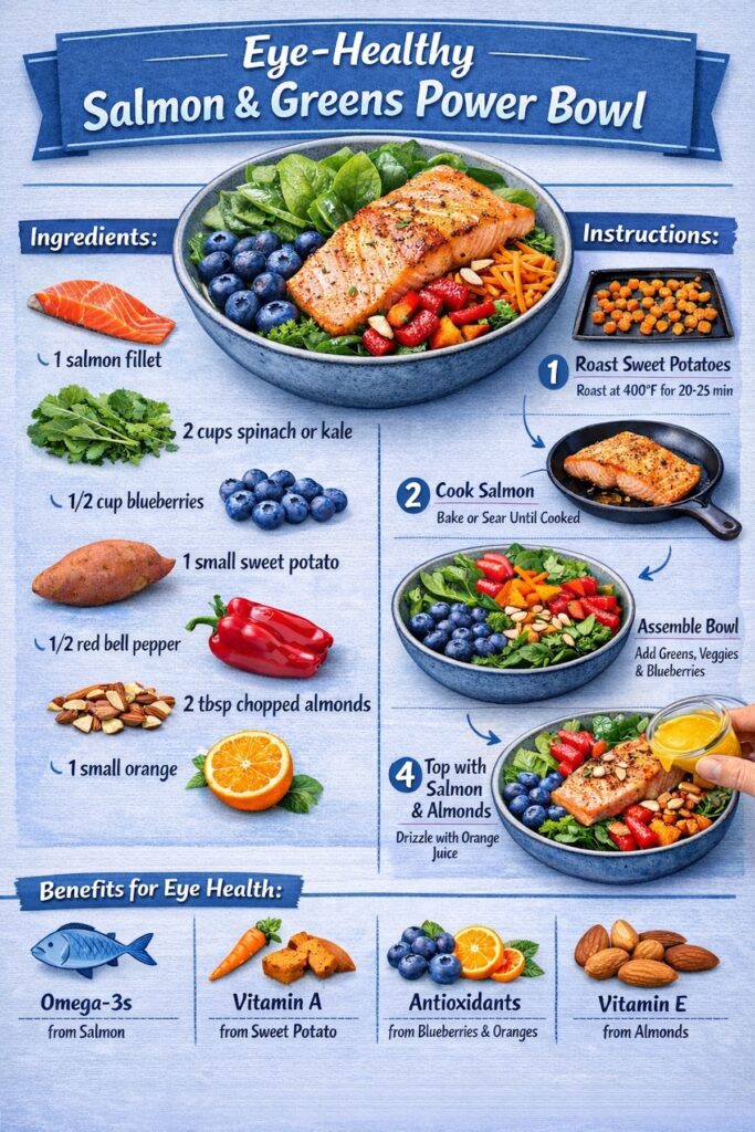 An eye healthy recipe to help lower eye pressure.